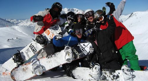Wintersport groepsreis studenten